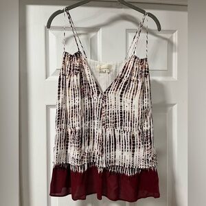 Anthropologie Romantic Tiered Light Weight Boho Romantic Spaghetti Strap Size M
